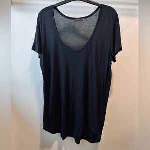 Aritzia - Talula Black Short Sleeve T-shirt